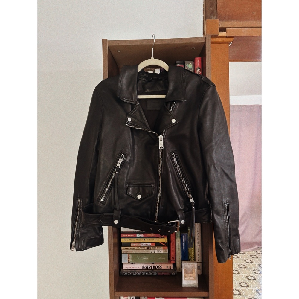 All Saints Luna Biker Leather Jacket